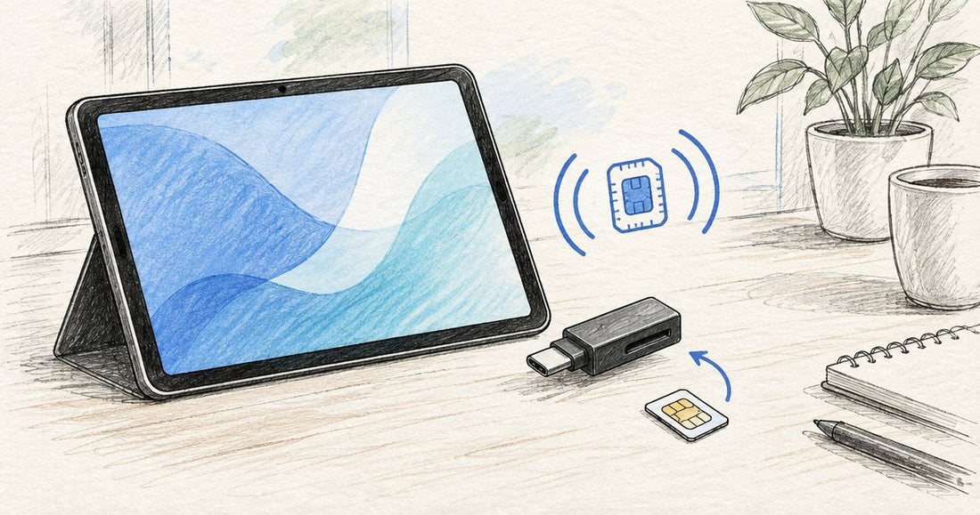 Can an eSIM adapter add eSIM support to a tablet that lacks it?