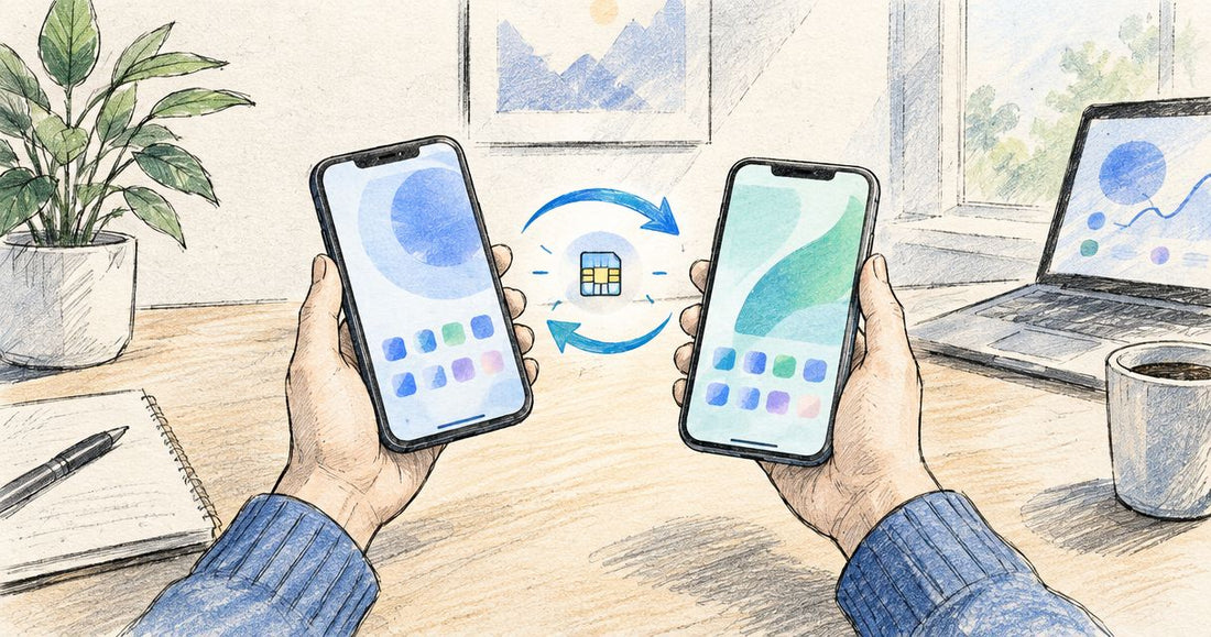 How do you switch phones without losing your eSIM?