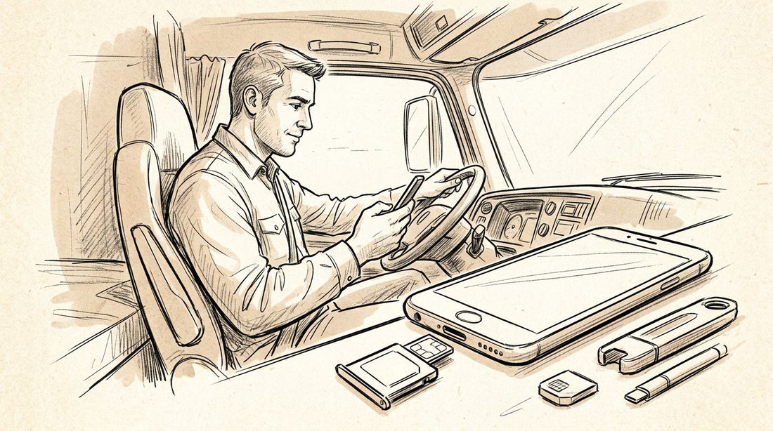 eSIM adapters for truck drivers and long-haul fleets: complete 2026 guide