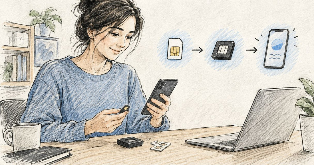 How long does it take to set up an eSIM adapter?