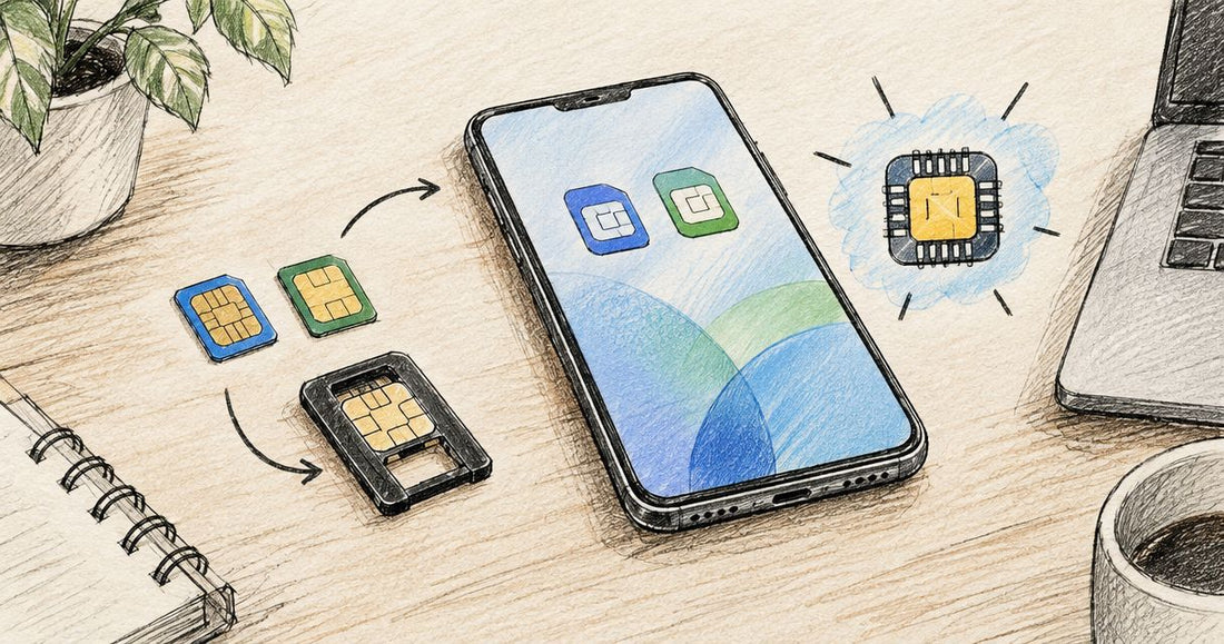 Can an eSIM adapter work with a dual-SIM phone?