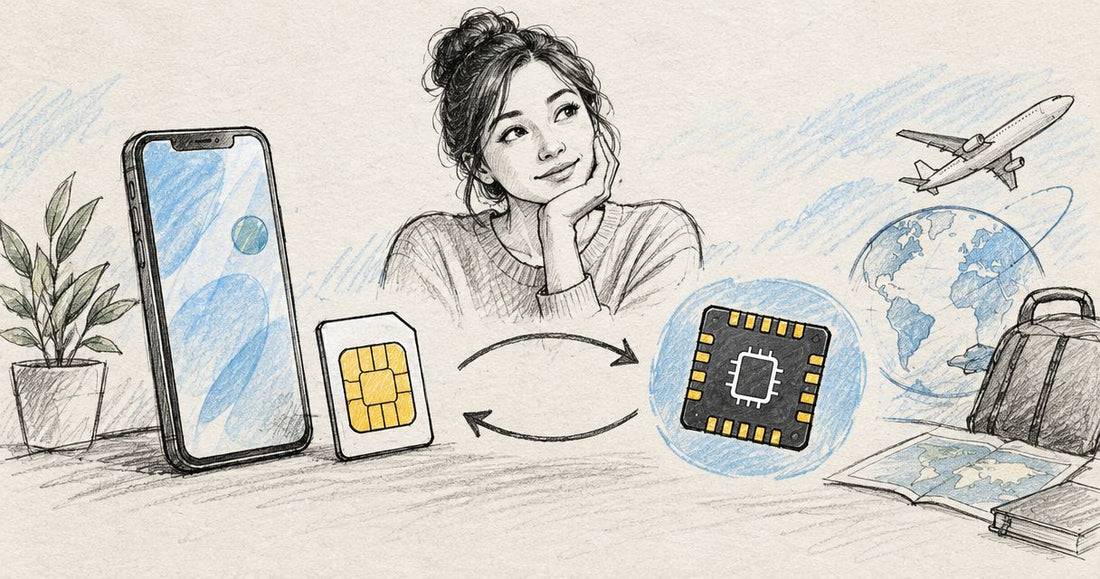 Can an eSIM adapter replace a physical SIM completely?