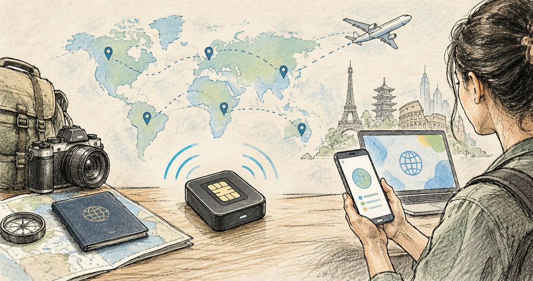 Can an eSIM adapter host eSIM profiles from any carrier worldwide?