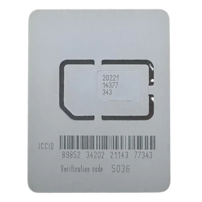 White Card eSIM Adapter — Unbranded eUICC, 1,000 MOQ, ODM & Custom Packaging