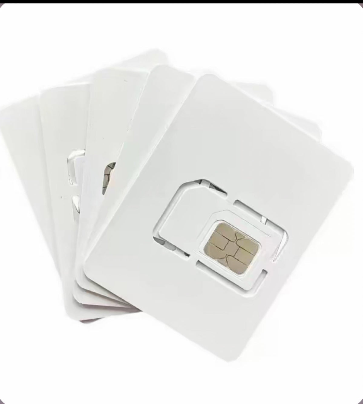 White Card eSIM Adapter — Unbranded eUICC, 1,000 MOQ, ODM & Custom Packaging
